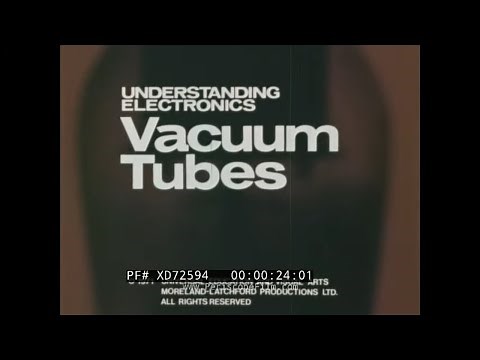 " UNDERSTANDING ELECTRONICS: VACUUM TUBES " 1970 EDUCATIONAL FILM DIODES & TRIODES XD72594