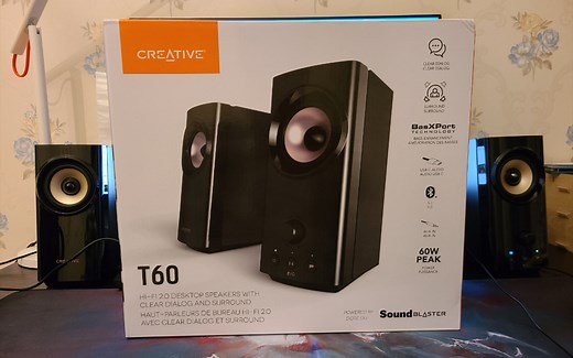 Creative创新T60音箱开箱试听