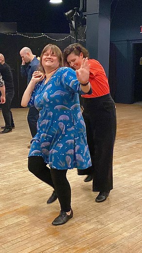 Same bat time (Tuesday @ 7-8 pm), same bat channel (The MAC in Downtown Morgantown!) 🦸‍♂️🩵 We would LOVE to see you there!! #downtownmorgantown #swingdance #learntodance #morgantownwv #lindyhop #confidencebooster #learntoswingdance #letsdance #getupanddance | Morgantown Swing
