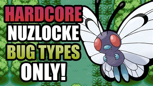 Bug Type Only Challenge in FireRed – Hardcore Nuzlocke Rules Applied