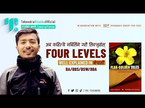 FOUR LEVELS OF INTERACTING WITH THE TEXT | BA/BSW/BBS/BBA FIRST YEAR | COMP ENGLISH | [EXPLAINED]