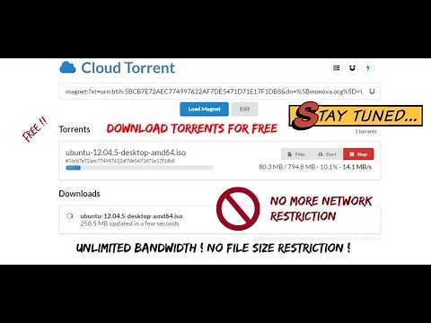 How to download torrents in cloud storage