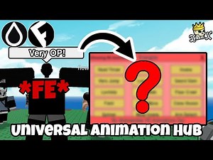 FE Universal Animation Hub Script | 50+ Animations | Hydrogen • Fluxus