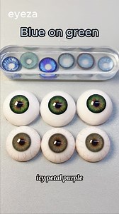 40K views · 227 reactions | Blue on green eyes! Which look do you prefer?  #eyezalens #eyemakeup #Eyeza | Eyeza Lenses | Facebook