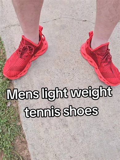 Mens light weight breathable tennis shoes. Comes in other colors. #tennisshoes #shoesformen #sneakers #tiktokshopcreatorpicks #dealsforyoudays