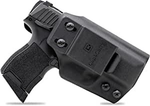 Clip & Carry IWB Kydex Holster for The Ruger LCR 38 – 2” - Inside Waistband Concealed Carry - Audible Click Retention - Adjus. Cant - Claw Compatible - USA Veteran Made