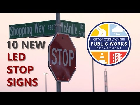 Vision Zero | 10 New LED Stop Signs