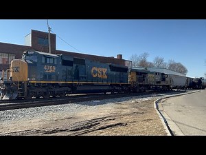Train Meet!! CSX 6506 on Y106 & CSX 4769 on L303 | Lots of Loud K5LA Horns | 03/02/26