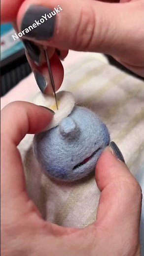 Pokemon Ditto wool felt #asmr #pokemon #crafts #relaxing