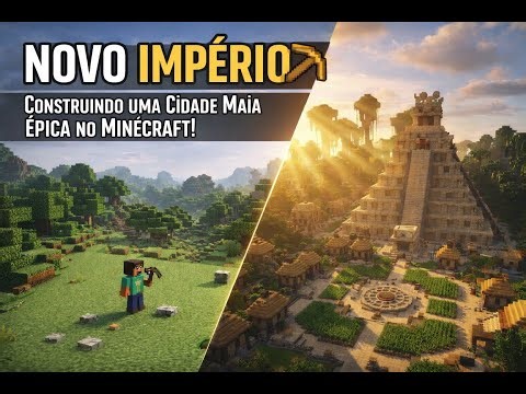 27 Dias da Construção da Cidade Maia IMPÉRIO ÉPICA no Minecraft! 1.21.11