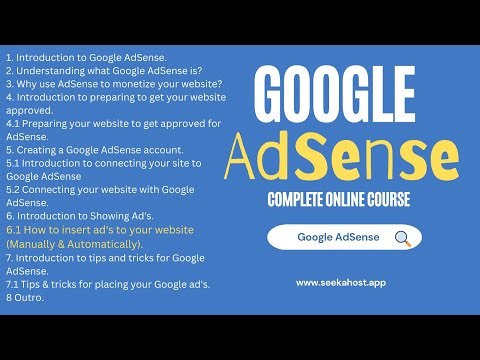 6.1 How to insert ad's to your website (Manually & Automatically).