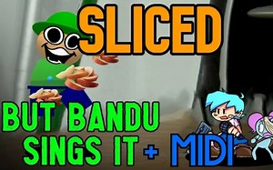 FNF Cover - Sliced But Bandu Sings It + MIDI (FNF MOD/COVER)