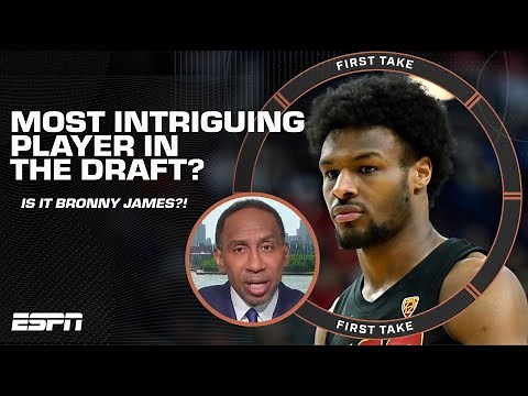 Stephen A. makes the case for Bronny James being the MOST intriguing NBA Draft player 👀 | First Take