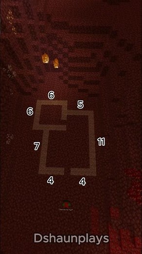 simple nether starter base #shorts