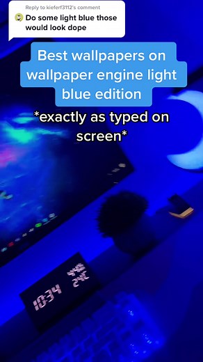 Best Light Blue Wallpapers for Wallpaper Engine