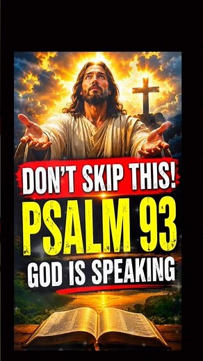 🙏 DON'T SKIP THIS! Psalm 93 – The Most Powerful Prayer for God's Protection & Peace #psalm93 #bible