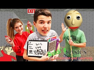 Baldi's Basics In Education And Learning Homeschool In Real Life!