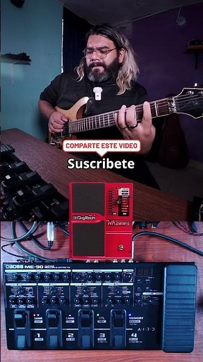 Probando el whammy de la Boss ME90 🎸 #rafaguarneros #bossme90 #whammy #gear