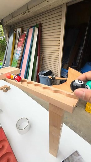 39K views · 199 reactions | Billiard Ball Wooden Wave Marble Run Perforated Course#marblerun | Marble gumi | Facebook
