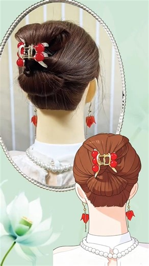 कमी वेळात बनवा असा सुंदर अंबाडा! 😍✨ #Hairstyle #shorts