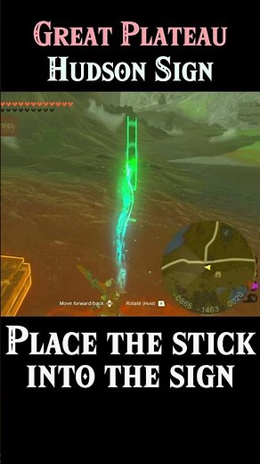 How to Solve Great Plateau Hudson Sign | #Zelda Tears of the Kingdom #totk