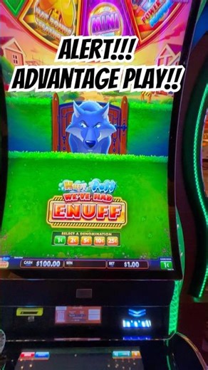 Advantage Play Alert! Huff n Puff Enuff! #slots #huffnpuff Learn how to beat the casinos!