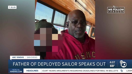 Marine vet praying for daughter deployed on ship in USS Boxer group