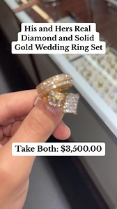 1.9K views · 12 reactions | Fall in love all over again with a matching wedding ring set! #ijazjewelers #weddingring #weddingrings #diamondring #diamonds #diamond #jewelry #diamondjewelry | Ijaz Jewelers | Facebook