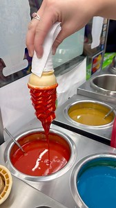 42M views · 120K reactions | Cherry Dipped Vanilla Ice Cream Cone!  | Foody Fetish | Facebook