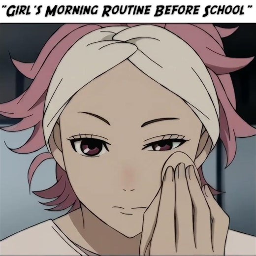 Girl’s Morning Routine Before School… But Boys 🤣#Dandadan#Anime#AnimeEdit