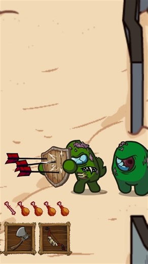 Zombie + Shield = REEL PROBLEMS! 😱 Among Us #amongus #amonguszombie #shorts