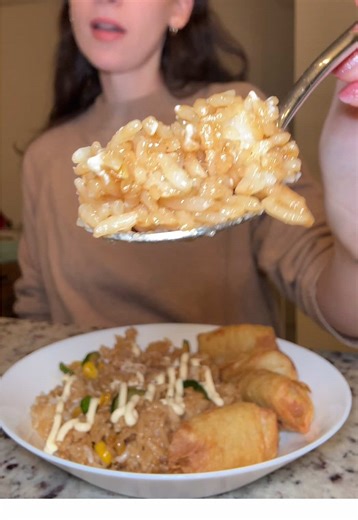 Easy Chicken Egg Rolls with Fried Rice Recipe