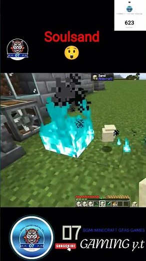 HOW to make soulsand in Minecraft #minecraft #minecraftbuilding #horror #voiceeffects #shorts