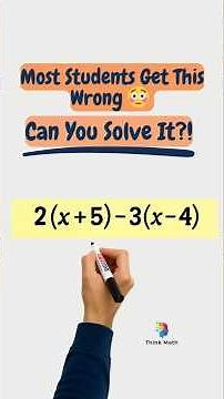 🔥 Expand and simplify algebraic expressions.