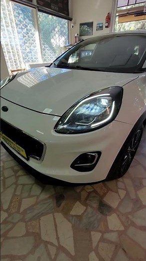 H1 LED headlight bulb installation application for Ford Puma high beam