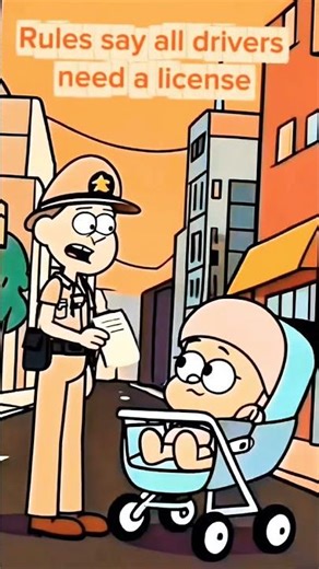 License Please, Baby! 👶 Busted By The Cutest Officer! 🚔 Animated Short