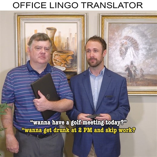 Speak to your coworkers "like a boss" with the Office Lingo Translator #comedy #office #theoffice | Barry McGunthrie Jr.