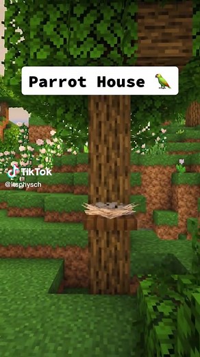 Construye una Casa Épica para Loros en Minecraft