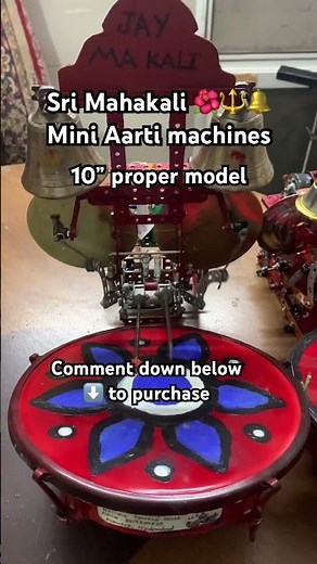 Automatic Aarti machine/temple drum bell for temple purpose! Clear sound for temple Aarti! 🌺🔱🔔