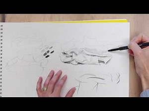 How to Draw Fabric (in a Pile)