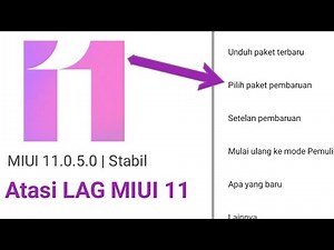 Terbaru cara mengatasi Lag miui11 untuk semua hp Xiaomi