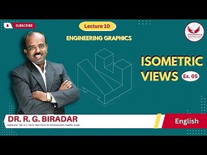 Isometric Views, Example 05 | Engineering Drawing | Lecture 10 #labtech