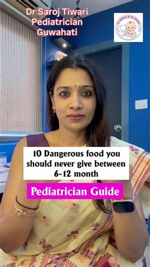 10 Foods You Should NEVER Give Your Baby (6–12 Months) | Doctor Explains #startingsolids #shorts