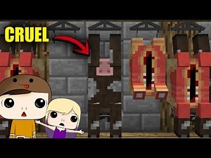 THE CRUELEST MINECRAFT MOD | THE BUTCHER MOD WITH LYNA
