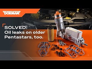 Better fix for leaking oil filter housing on many older Pentastar V6 Engines