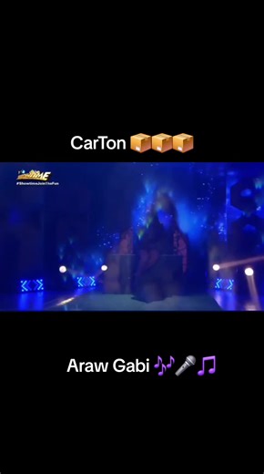 Carton overload kilig delivered in Showtime! 🌞🌌📦🎤🎶🎵🫶😍 #It'sShowtime #Carton #CarmelleCollado #AntonVinzon