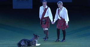 Couple Prepares For "Riverdance" Routine But Dog Pulls Off Performance That Steals The Entire Show