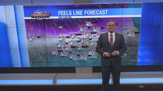 Updated computer model keeps -30° wind chills on table around Quad Cities