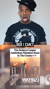 The Nottoway Plantation burned down the other day. Ironically, it took 40 hours…40 acres and mule 👀 … It was the last Antebellum mansion in America. I’m not mad that it burned down because whenever I see a plantation I immediately think about slavery. They were using it as basically like a museum or an amusement park for people to come by and do tours or whatnot. And I bet you the tour guide wasn’t telling folks what really went down in that house. So yeah considering the history that black Ame