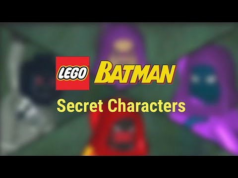 Lego Batman: The Videogame - All Secret Customizable Characters
